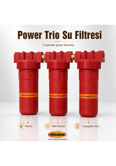 Power Trio Su Filtresi 3/4''inç