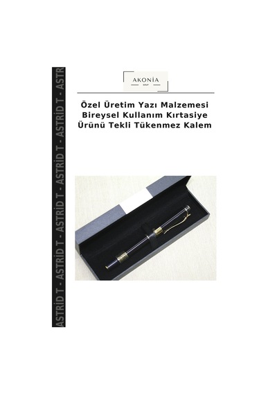 Özel Üretim Yazı Malzemesi Bireysel Kullanım Kırtasiye Ürünü Tekli Tükenmez Kalem Çok Renkli