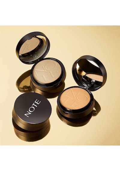 Note Cosmetics Luminous Silk Compact Powder 01 Beige Mat Bitişli Toz Yüz Pudrası Beige Diğer