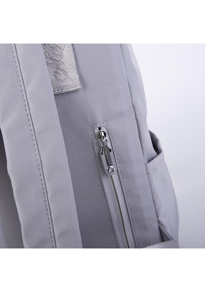 Nas Bag Unisex Sırt Ve El Çantası Büyük Boy Su Geçirmez Sırt Çantası 29x40 Cm Gri