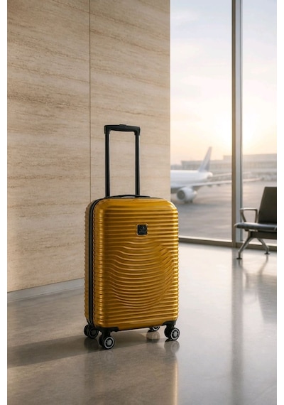 Albatros Monalisa Home Nippon Lüks Gold Renk Kabin Boy Valiz Mavi - Siyah