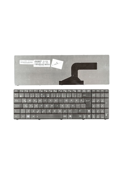 Asus Uyumlu K52R, K52S, K53E, K53S Notebook Klavye (Siyah TR) (Pars Power) Füme - Çerçevesiz 146802