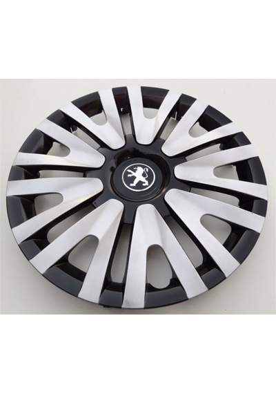 14'' Inç Peugeot Jant Kapağı 4 Adet Çelik Jant Görünümlü Renkli - Kırılmaz Esnek - 4911g9peugeot