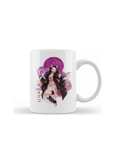 Nezuko Neko Demon Kupa Bardak Porselen Karışık