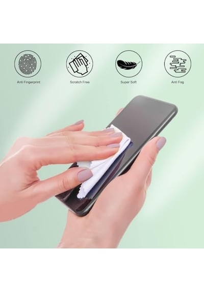 5&apos Li Mikrofiber Gözlük Temizleme Bezi Çiziksiz Lens Temizleme Bezi Gözlük, Kamera, Telefon, Tablet Ve Ekran Temizlik Bezi Tüy Bırakmaz, Yıkanabilir, Yeniden Kullanılabilir
