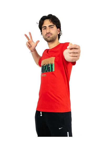 Ahmet Sağat Ikonik T-Shırt Kırmızı