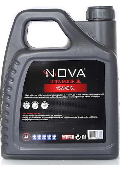 Nova 15W-40 Sl Motor Yağı 4 L
