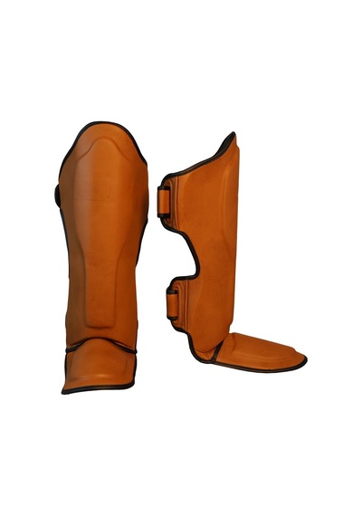 Dragondo 40714-l Obsolete Hakiki Deri Kaval Ayak Koruyucu Kick Boks Kaval Koruyucu Kahverengi