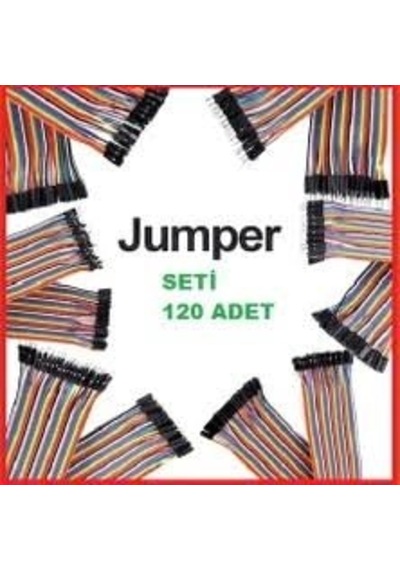30 Cm 120 Li Dişi-dişi, Erkek-erkek, Erkek-dişi Jumper Kablo Seti