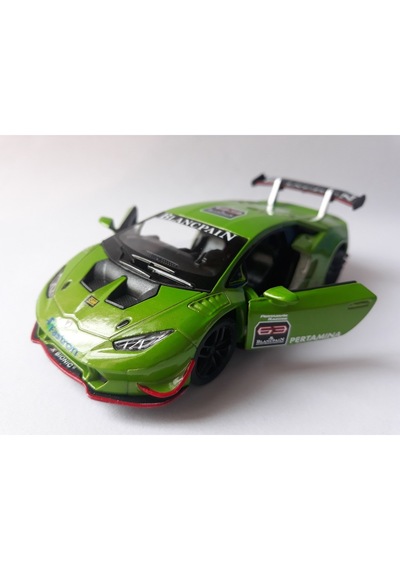 Lamborghını Huracan Lp620-2 Trofeo Green Diecast Metal Araba