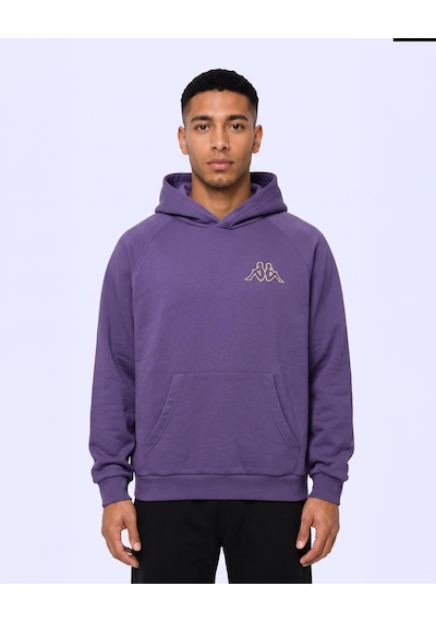 Kappa Authentic Onial Tur Erkek Mor Viyole Oversize Hoodie