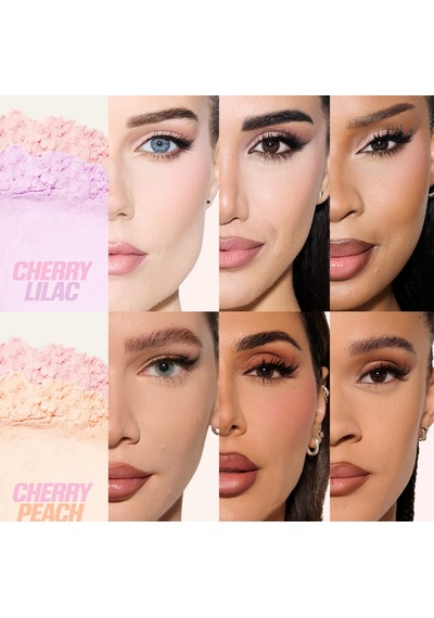 Huda Beauty Easy Bake Loose Powder Duo - Sabitleyici Toz Pudra - Cherry Lilac Diğer