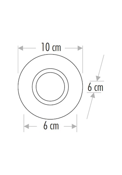 Cata Gardenya Dekoratif Cam Spot Yuvarlak Cat Ct-6600