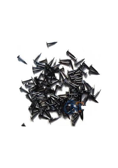 Klips, Menteşe, Ayağı Çivisi 9mm Çelik - Siyah 100gr Çok Renkli