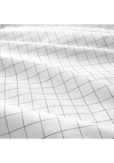 Ikea Vankrets Tek Kişilik Nevresim Takımı 150 X 200 Cm Beyaz - Hardal Çok Renkli