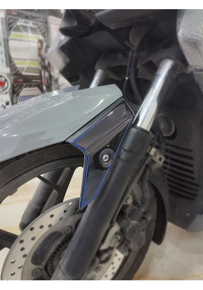 Yamaha Xmax 2014-2017 Full Body Kit Sticker Pad Siyah Mavi