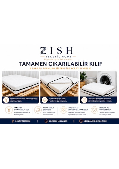 Eco Comfort 12 Cm Yıkanabilir Kılıflı Sünger Yatak Yer, Misafir, Kamp Ve Karavan Yatağı, Şilte 8 Cm 24 Dns Orta Sert + 2 Cm 24 Dns Hyper Soft Tamzara Kumaş, Koruyucu Süprem Eco Comfort 12 Cm Yıkanabilir Kılıflı Sünger Yatak Yer, Misafir, Kamp Ve Karavan Yatağı, Şilte 8 Cm 24 Dns Orta Sert + 2 Cm 24 Dns Hyper Soft Tamzara Kumaş, Koruyucu Süprem