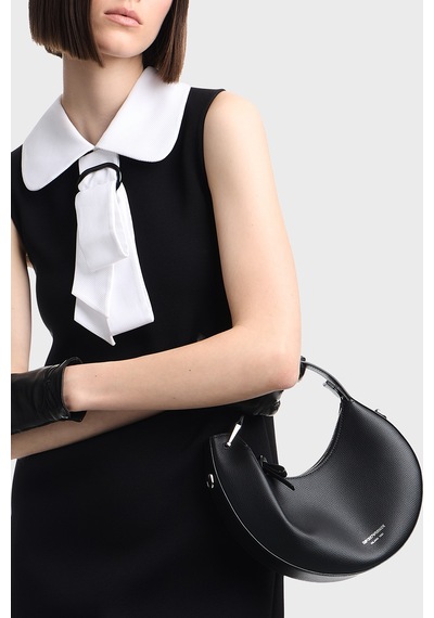 Emporio Armani Deri Çıkarılabilir Askılı Çanta Kadın Çanta Ew005671 Af29459 Uc001 Siyah
