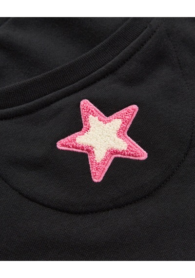 Skechers G Lw Collage Sweatshirt Büyük Kız Çocuk Siyah Sweatshirt Sk2620117-3817