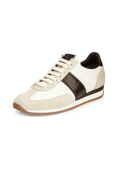 Tom Ford Orford Erkek Sneaker Spor Ayakkabı Bej - Kahverengi