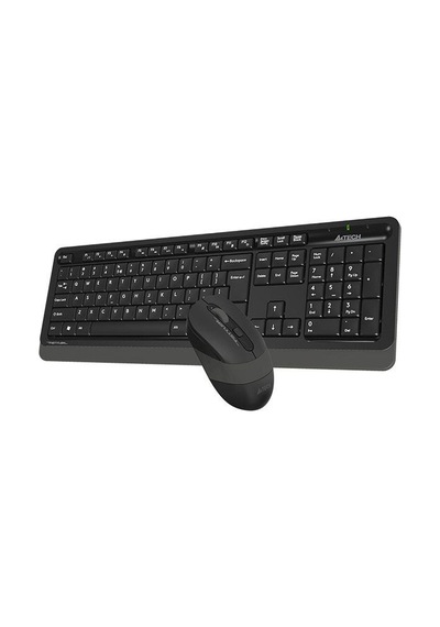 A4 Tech Fg1010, Gri, Fstyler, 2.4ghz Kablosuz, Türkçe Q, Klavye Mouse Set Lazer