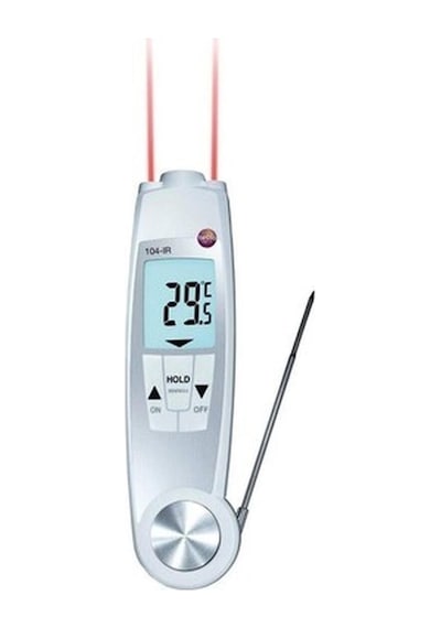 Testo 104-ır Hem Lazerli Hem Problu Gıda Termometresi