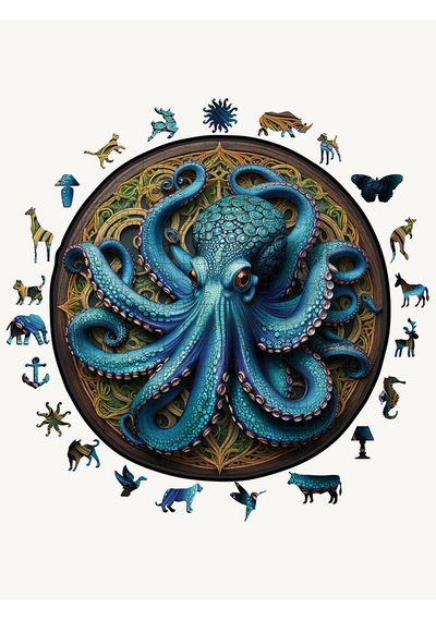 Ncpuzzles Ahtapot - 49.50 Cm Yapboz