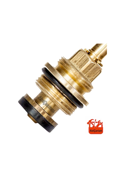 Aletçantam Ankastre Salmastra Geniş Tip 3/4 Stop Valf 9.5 CM Altın