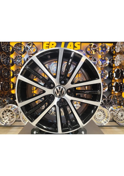 4 Adet Volkswagen 7 17 5 112 Et54 57.1 Black Mack Jant Revize Edilmiş Takım