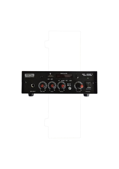 100v Octai Anfi Ve 4 Adet 13 Cm Alçıpan Tavan Hoparlör Seti