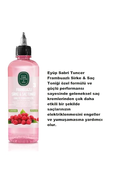 Eyüp Sabri Tuncer Frambuazlı Süper Saç Bakım İkilisi, Tonik Ve Saç Bakım Maskesi, H-pro Hijyen