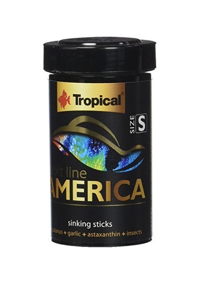 Ayrex Tropical Softline America S Kuzey Ve Güney Amerika Balıkları İçin Yumuşak Taneli Balık Yemi 100 Ml 56gr