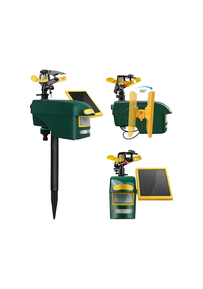 Dualpest AN-B060 Güneş Enerjili Pilli Kedi Köpek Kuş Ayı Kovucu