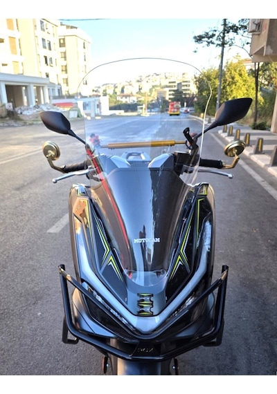 Motocam Honda Pcx Ön Cam 2025-2026 Model 66cm Şeffaf Renkli 4mm