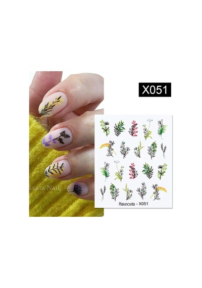 Su Transferli Nail Art Sticker X051 50127-9