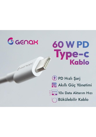 Lexroo Pd Type-c Ultra Hızlı Şarj Kablosu Standart
