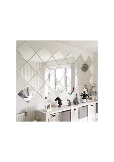 Enc Home 30x30 Kare Ayna Beyaz