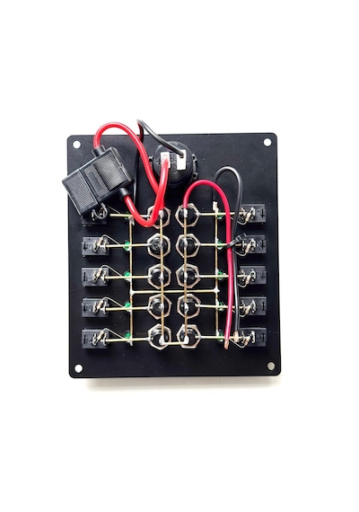 Goldsea Switch Panel 10'lu Küçük Ebatlı Şarj Soketli