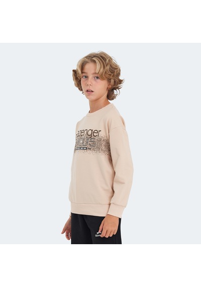 Slazenger LAST Çocuk  Camel Sweatshirt