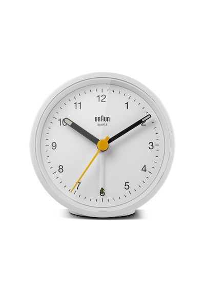 Klasik Analog Alarm Saati - Bc12w Beyaz