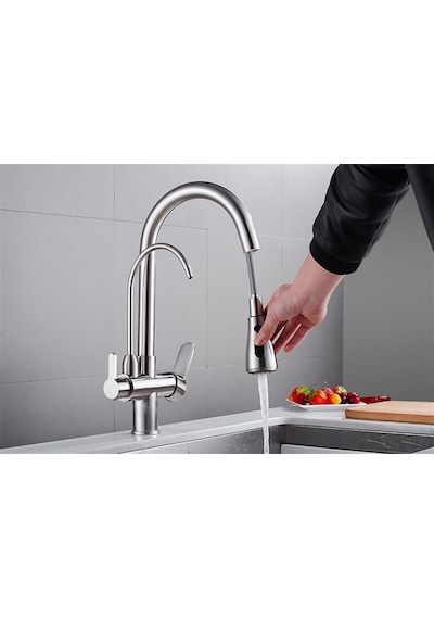 Fleko Krom Spiral Arıtmalı Eviye Bataryası Sp4434A