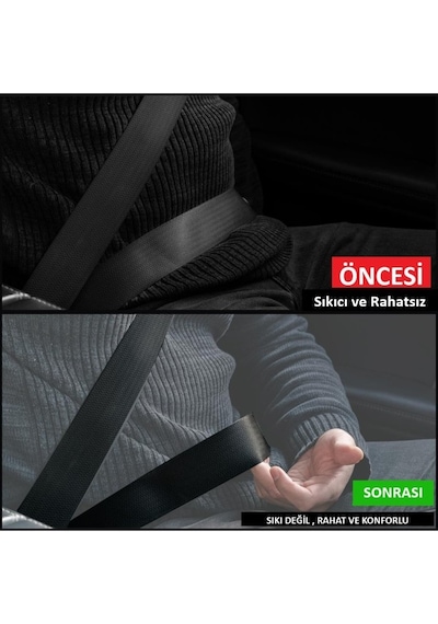 5li Set- Siyah Emniyet Kemeri Çıtçıtı Klipsi Düğmesi Stop Düğme Toka Tüm Araçlar Için