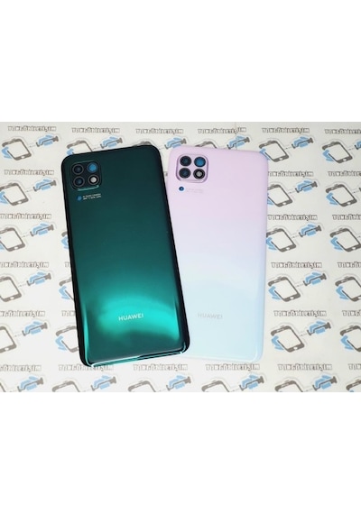 Tkgz -  P40 Lite Arka Pil Batarya Kapağı (Kamera Lensi) (503836613) Renk Seçeneği-Beyaz