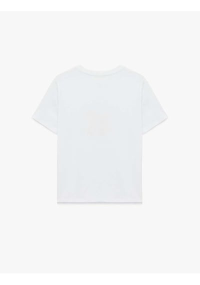 Koton Bisiklet Yaka Fiyonk Ve Kiraz Baskılı Beyaz Kadın T-shirt 6sak50036ek Beyaz Koton Bisiklet Yaka Fiyonk Ve Kiraz Baskılı Beyaz Kadın T-shirt 6sak50036ek Beyaz
