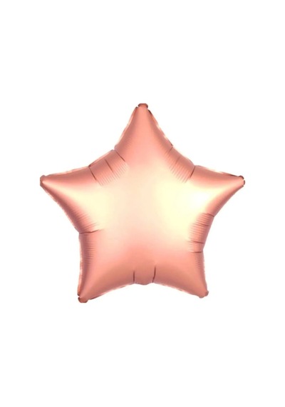 Rosegold Yıldız Folyo Balon - 18 Inç 45 Cm - Yıldız