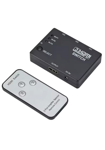 Hdmi Switch 3 Port Çoklayıcı Kumandalı