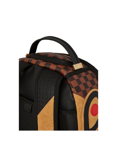 Sprayground Henny Raceway Graff Sırt Çantası, Polyester, Suya Dayanıklı, Şık Ve Dayanıklı Tasarım Kahverengi
