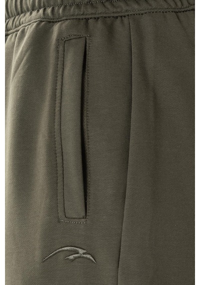 Maraton Sportswear Oversize Erkek Ribana Paça Basic Haki Eşofman Altı 22396-haki Haki