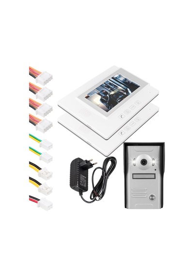 Powermaster 37m 2 Daire 7'' Görüntülü Diafon Kapı Zili