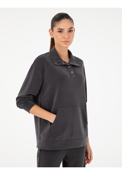 Pierre Cardin Kadın Antrasit Sweatshirt 50290903-vr006 Antrasit
